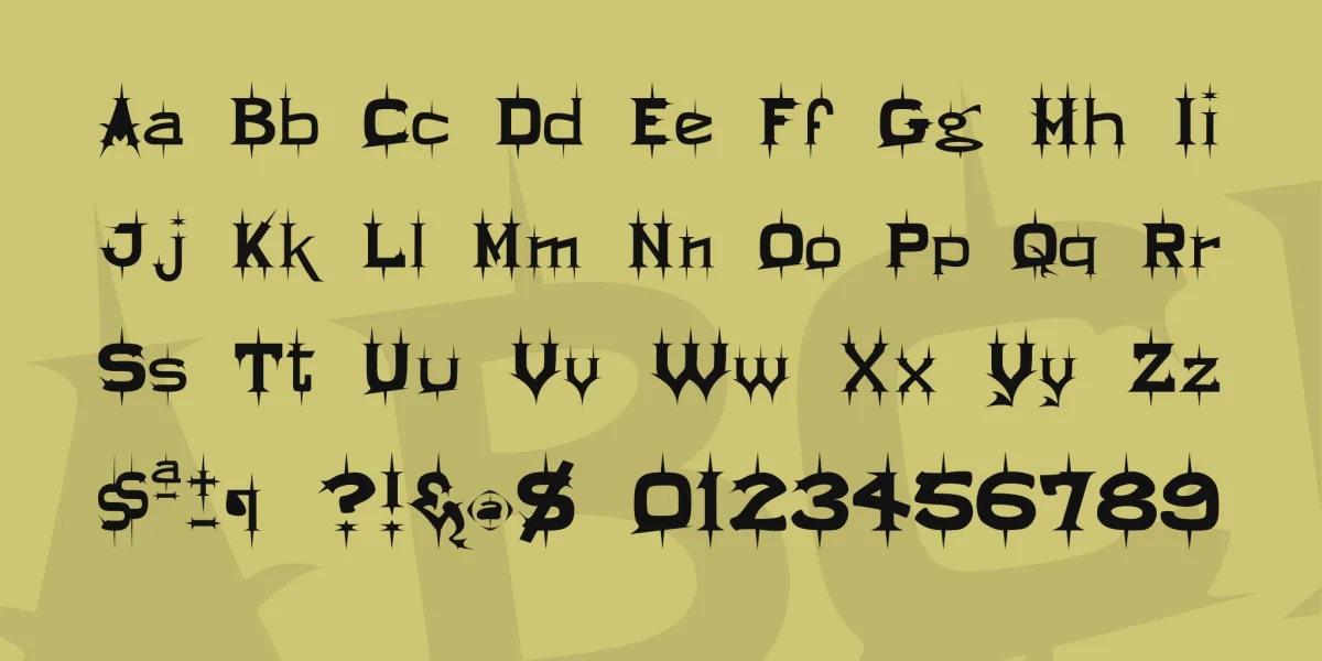Twikling Font preview 3