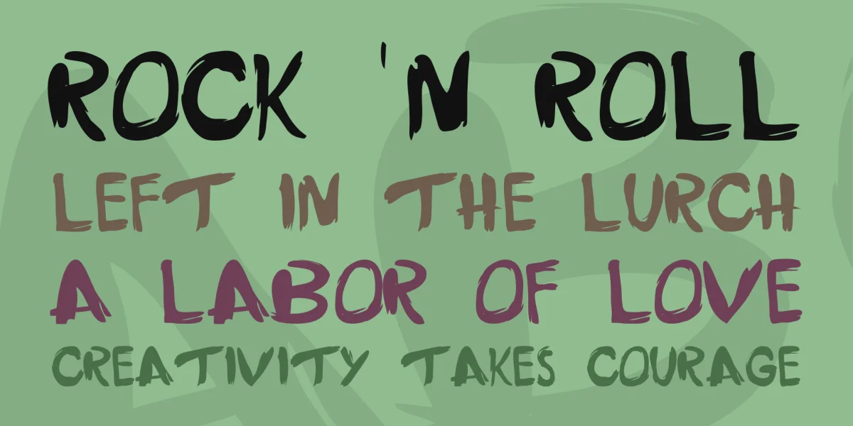 TWINPINES Font preview 3