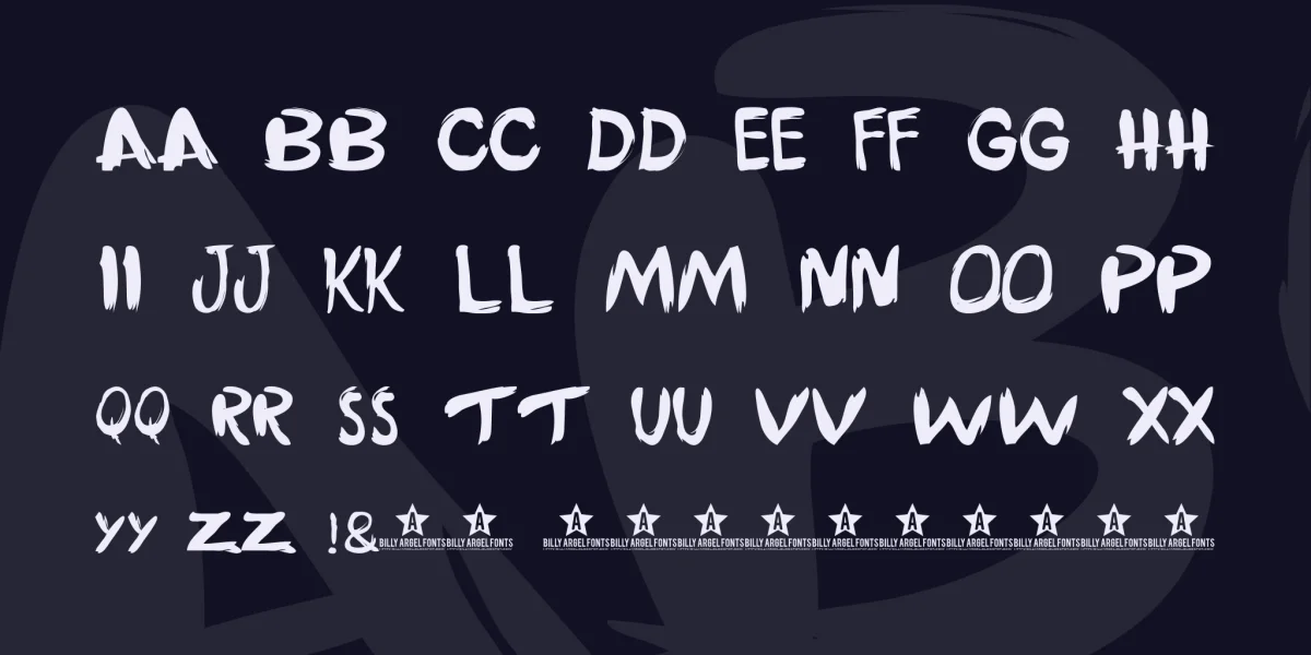 TWINPINES Font preview 5