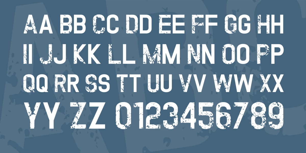 TWOFOLD uncomplete DeSigN Font preview 3