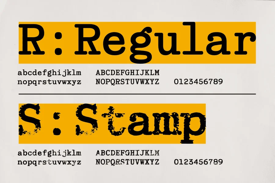 Typedeer Mono Font preview 3