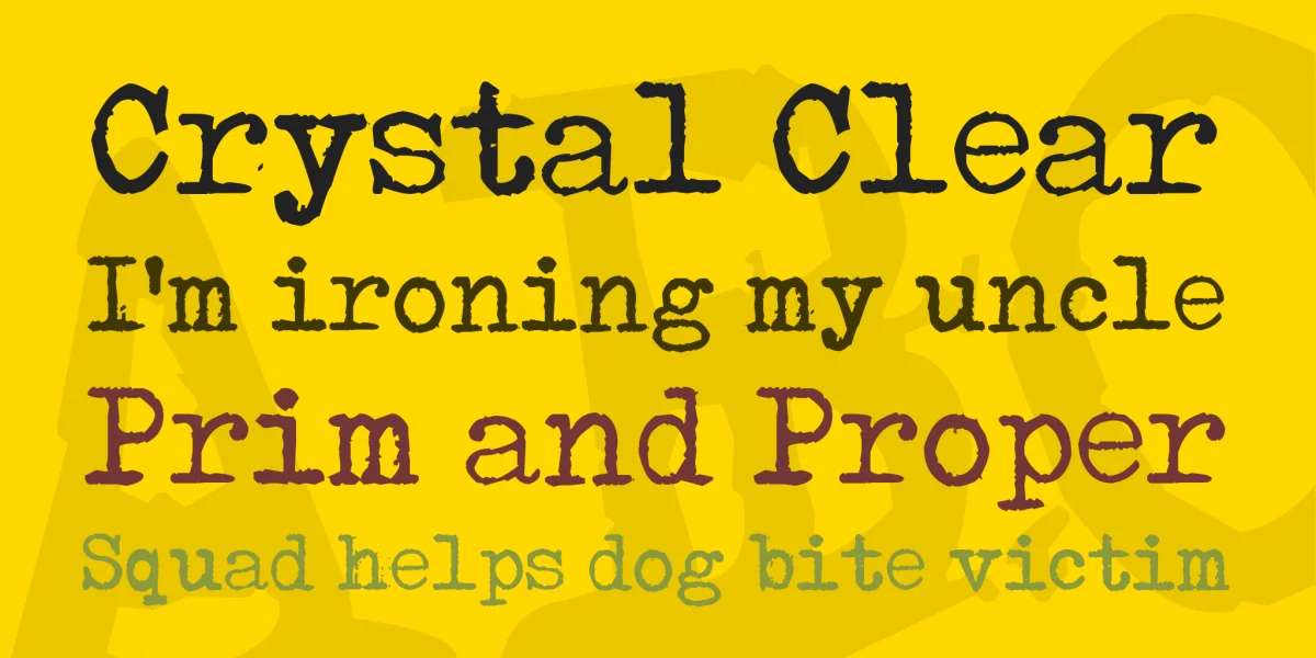 Typenoksidi Font preview 2