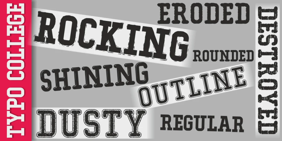 Typo College Font Family