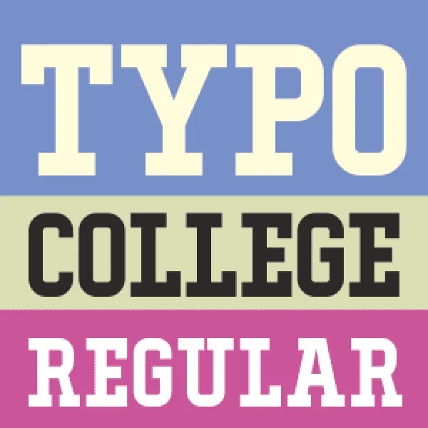 Typo College Font Family preview 13