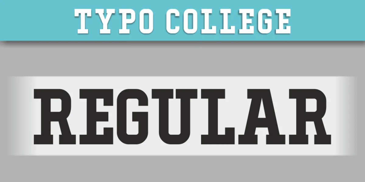 Typo College Font Family preview 6