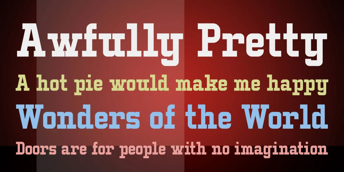Typo College LC Demo Font preview 6