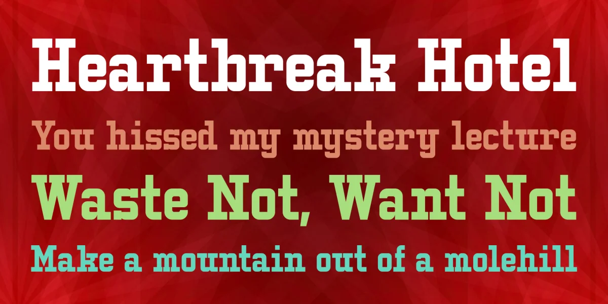 Typo College LC Demo Font preview 7