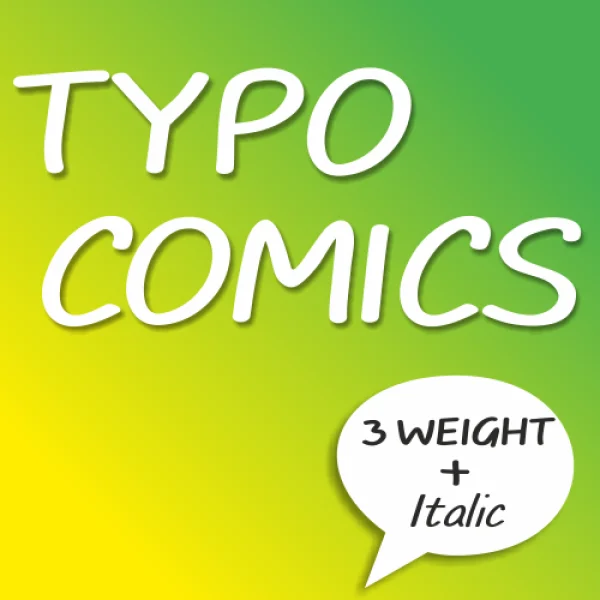 TYPO COMICS Font Family
