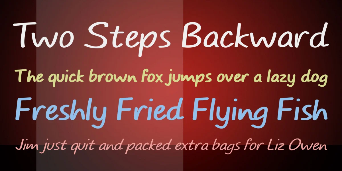 TYPO COMICS Font Family preview 3