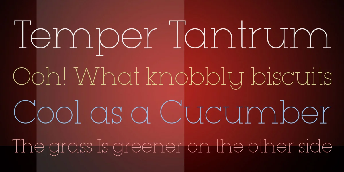 Typo GeoSlab Thin Demo Font