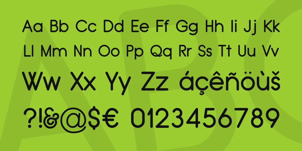 Typo Grotesk Rounded Font Family preview 4
