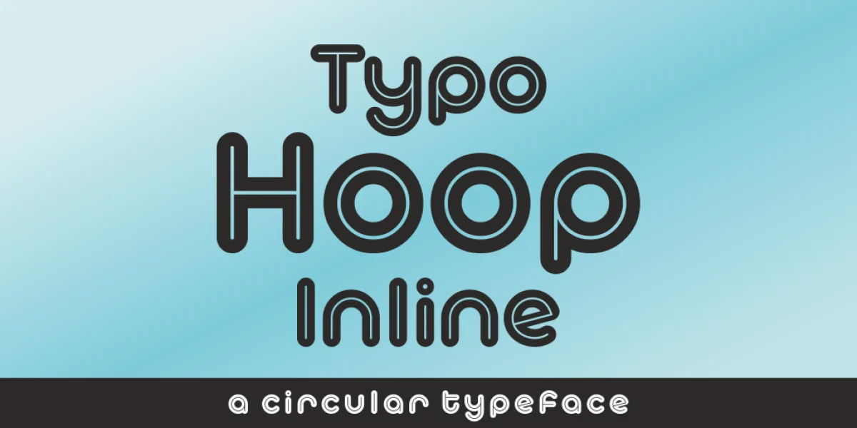 Typo Hoop Inline Demo Font