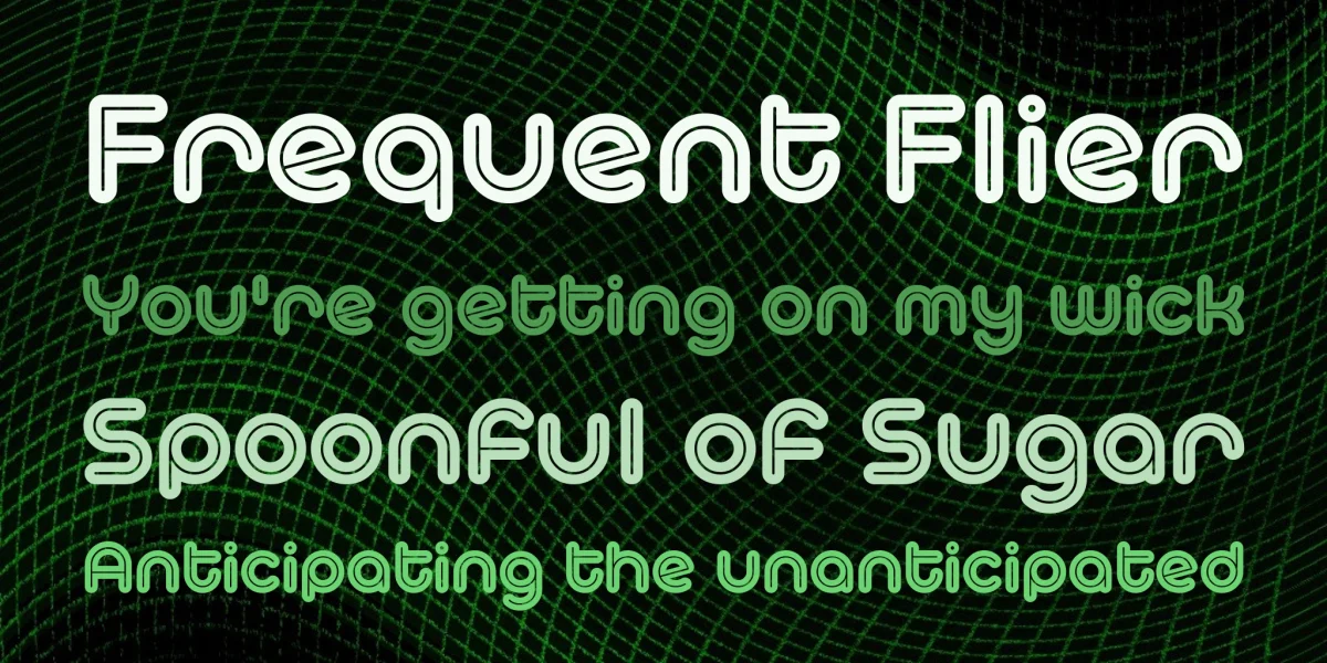 Typo Hoop Inline Demo Font preview 4