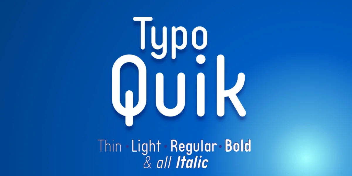 Typo Quik Font Family