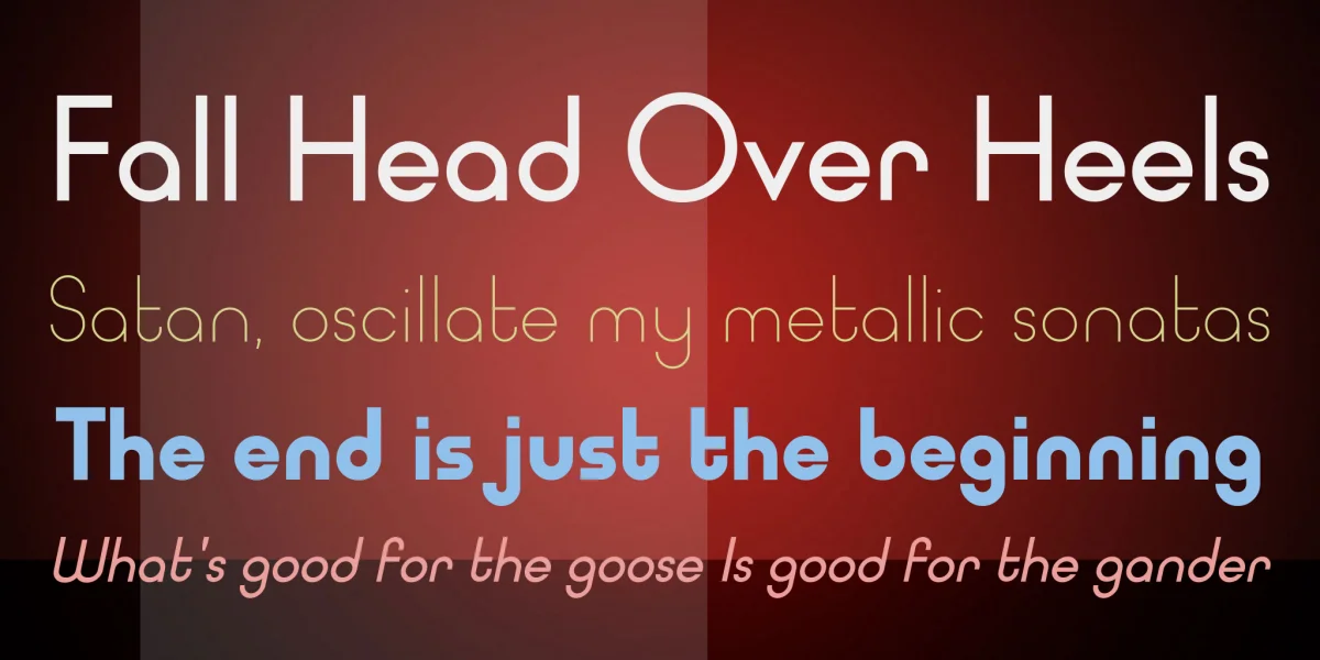 Typo Ring Font Family preview 3