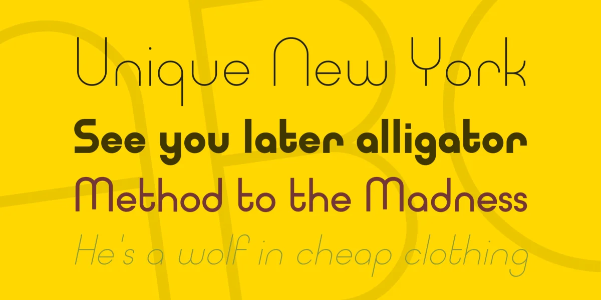 Typo Ring Font Family preview 5