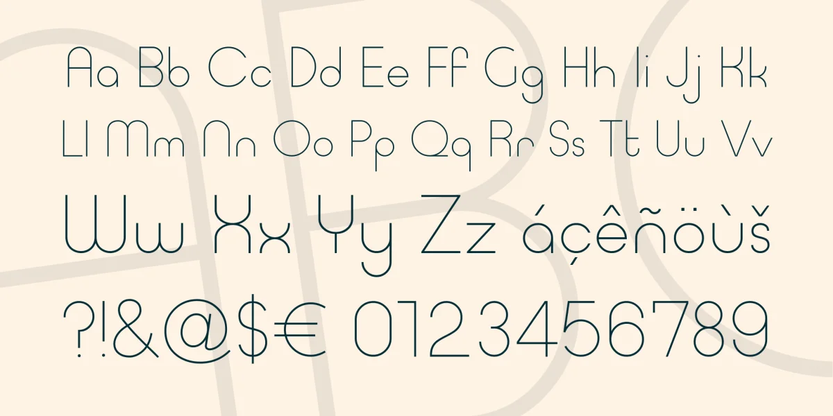 Typo Ring Font Family preview 6