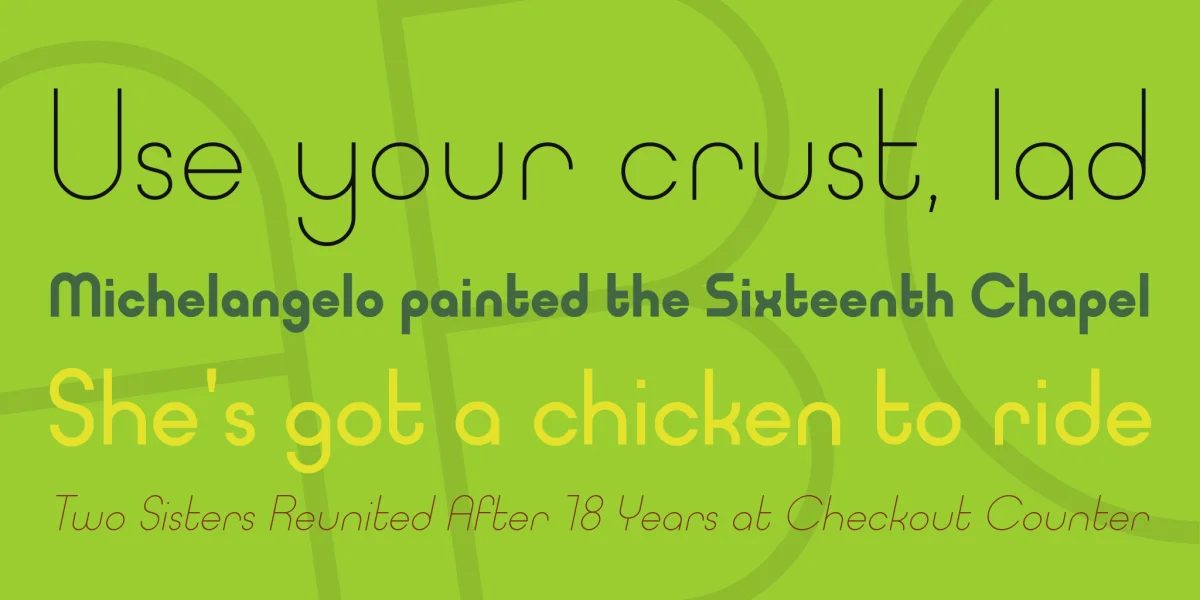 Typo Ring Font Family preview 8