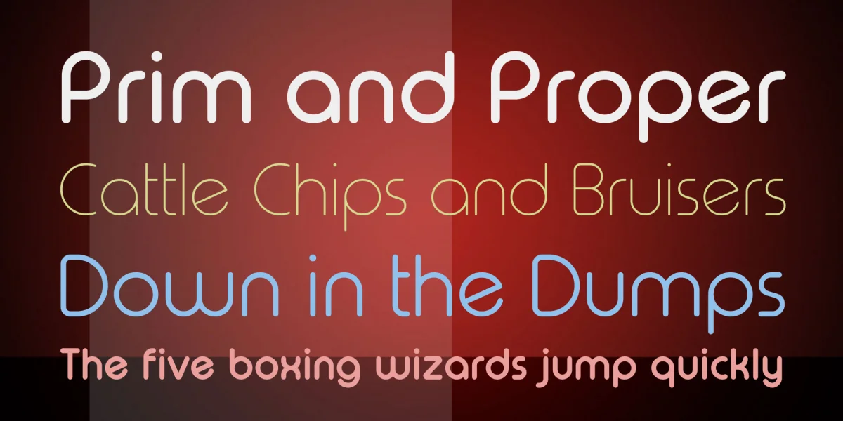 Typo Round Font Family preview 4
