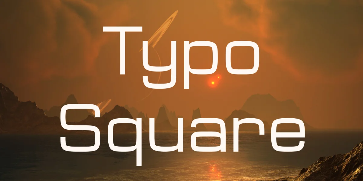 Typo Square Font Family