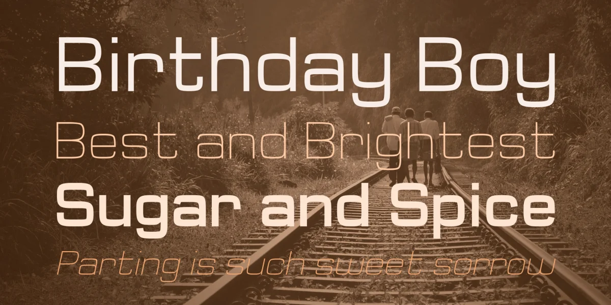 Typo Square Font Family preview 2