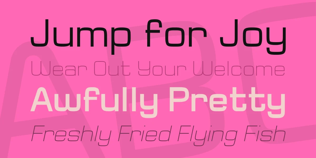 Typo Square Font Family preview 3