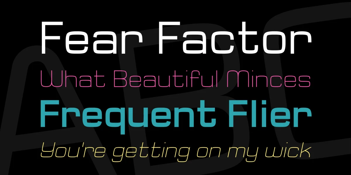 Typo Square Font Family preview 6