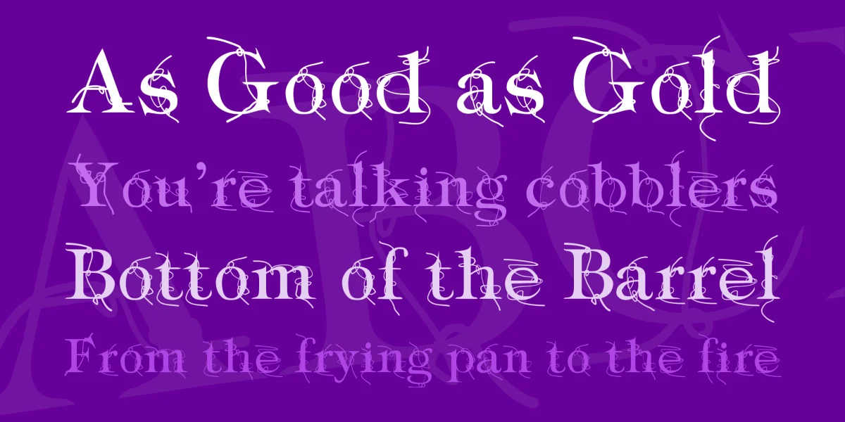 Typography ties Font preview 2