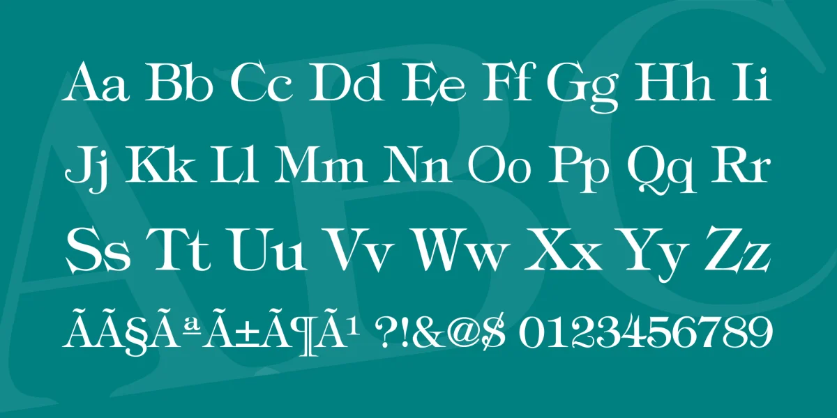 Typography times Font preview 4