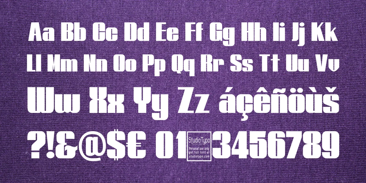 Typoline Font Family preview 4