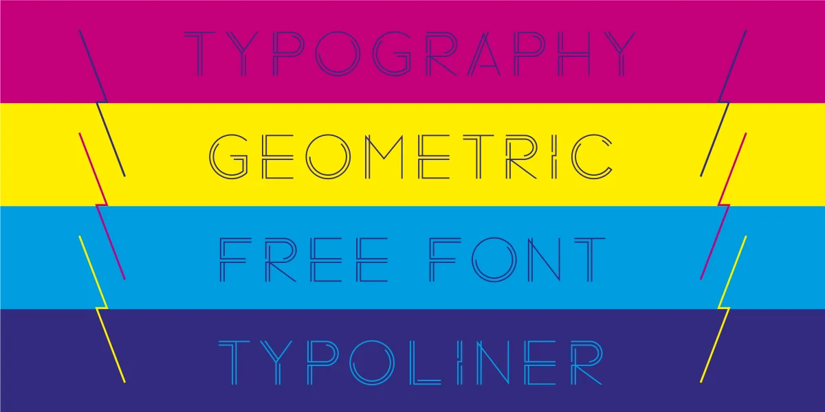 Typoliner-RW Font preview 2