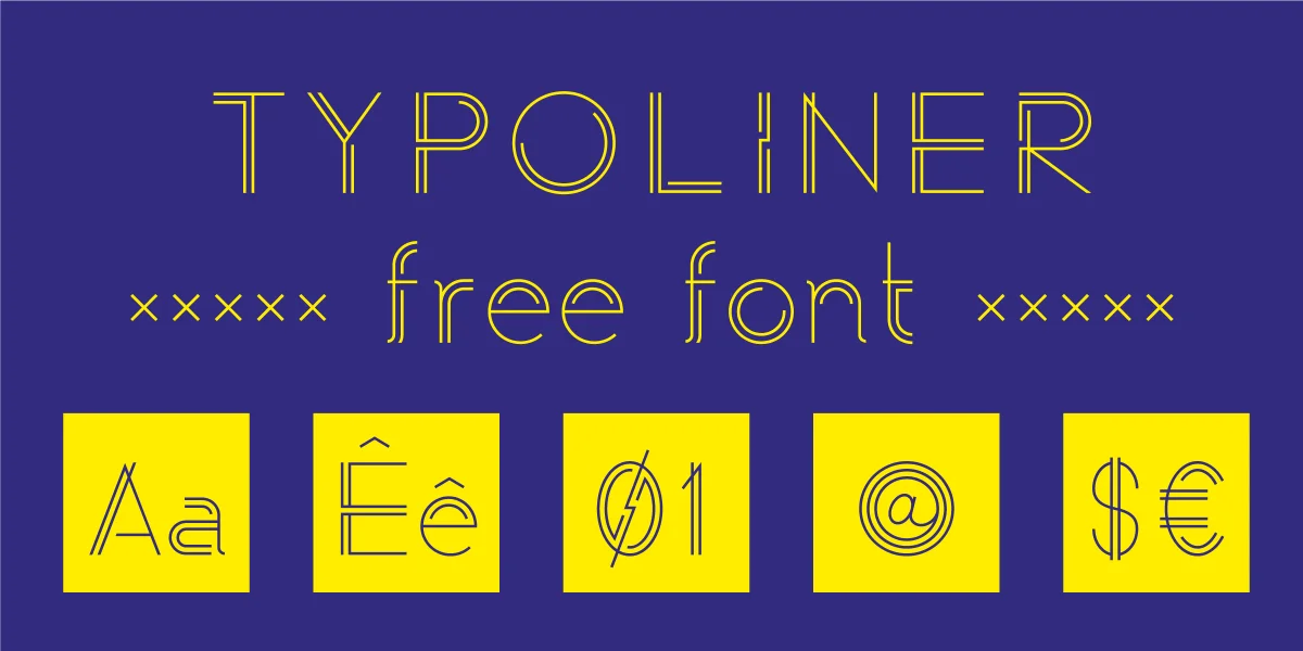 Typoliner-RW Font preview 9