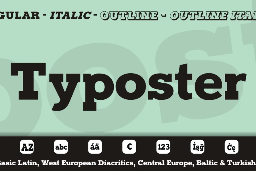 Typoster Font Family