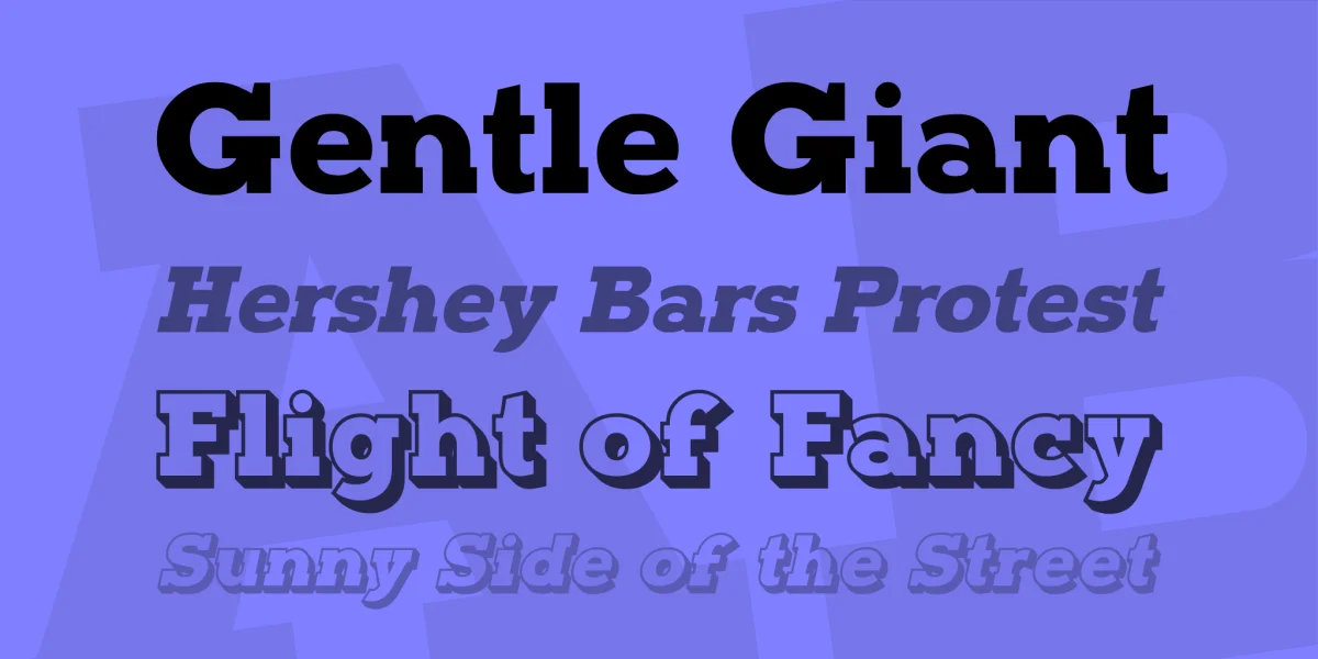 Typoster Font Family preview 2