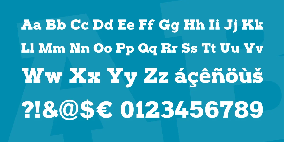 Typoster Font Family preview 3