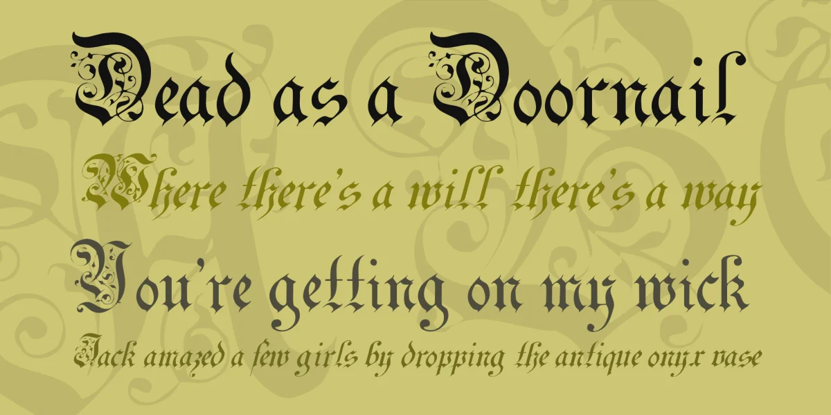 Uechi Font Family preview 2