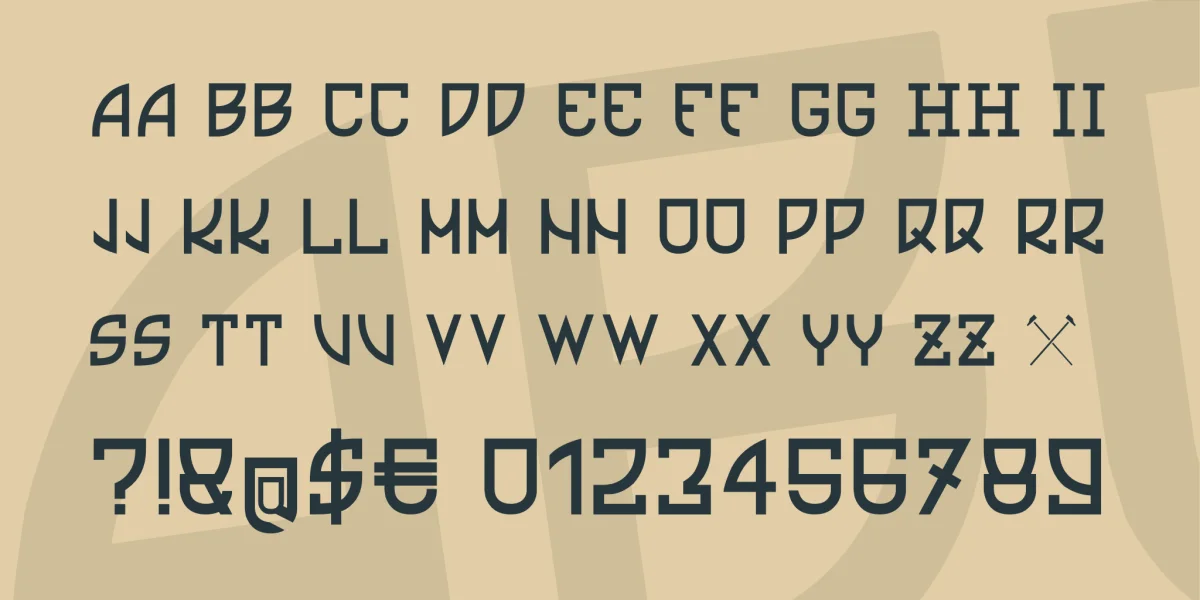 Ultras Liberi Font preview 4