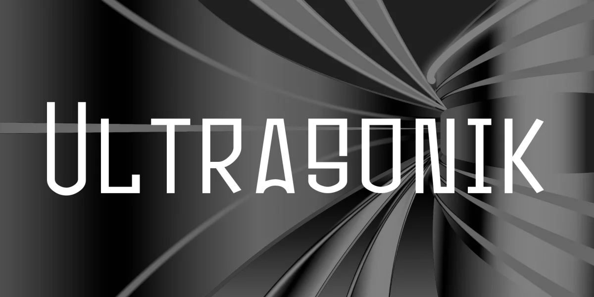 Ultrasonik Font