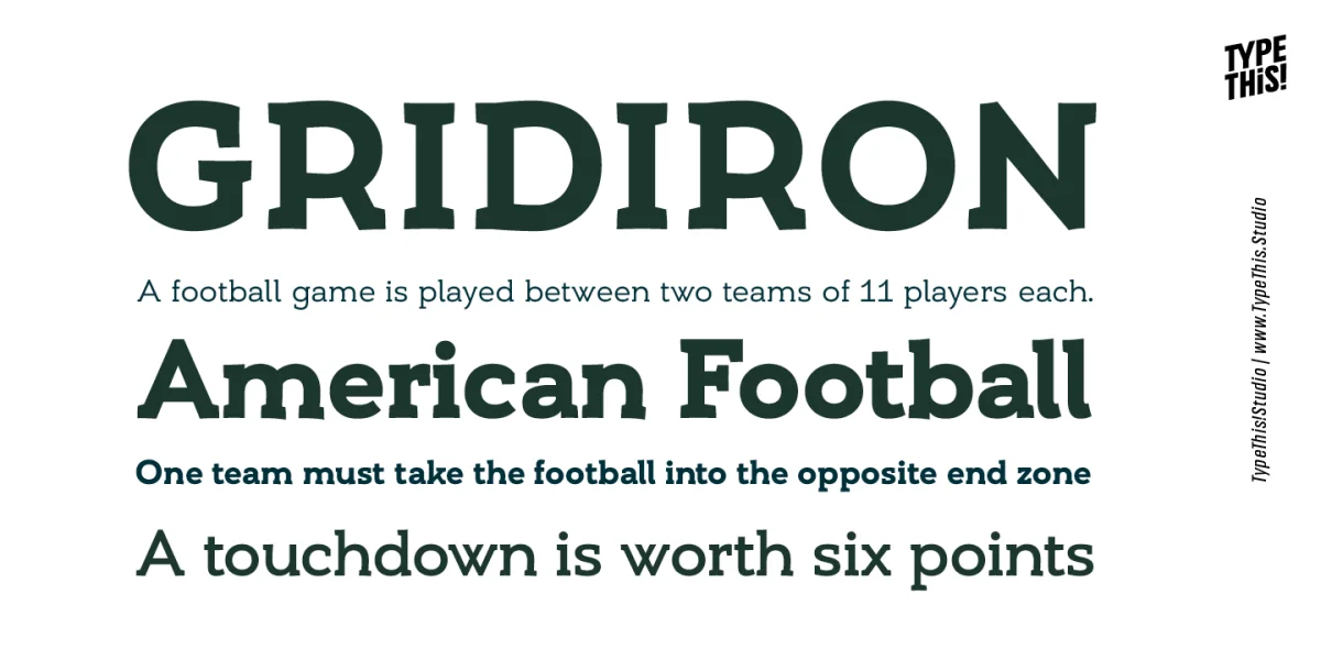 Umba Slab Font preview 6