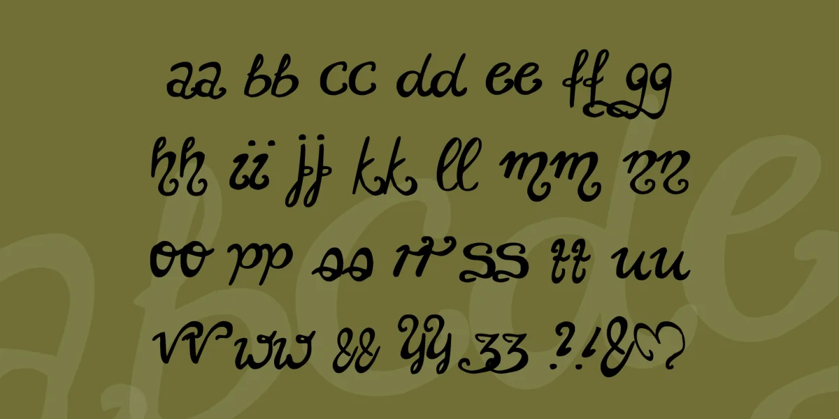 unchanged thoughts$ Font preview 3