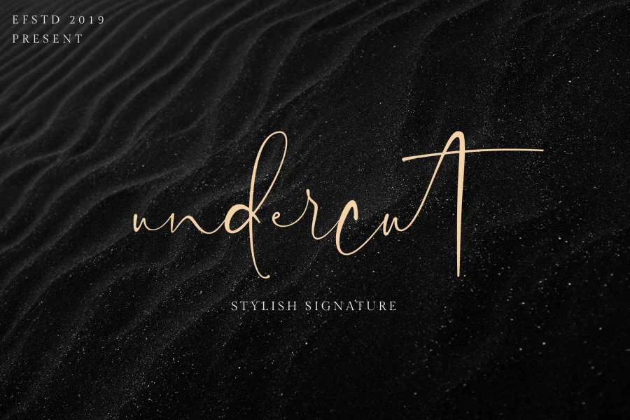 Undercut Font
