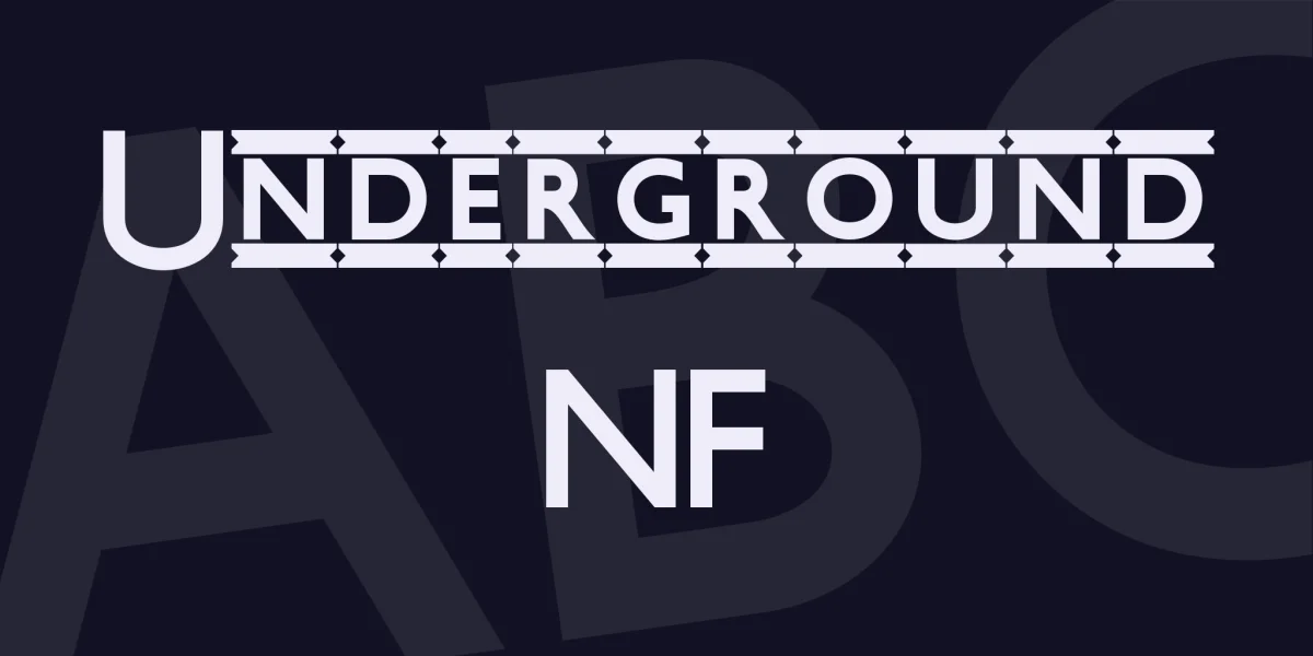 Underground NF Font
