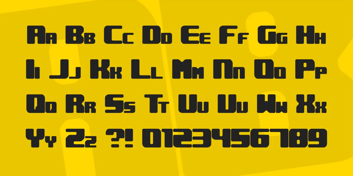Underwhelmed Font Family preview 2