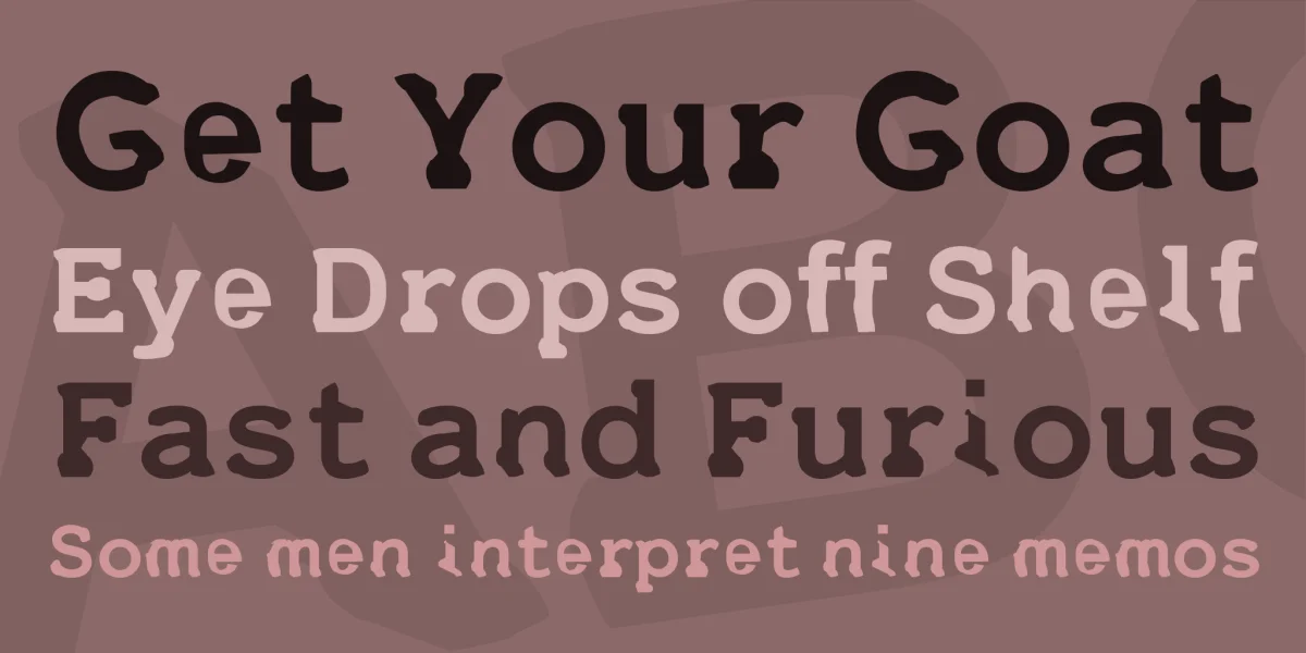 Uneek Font preview 2