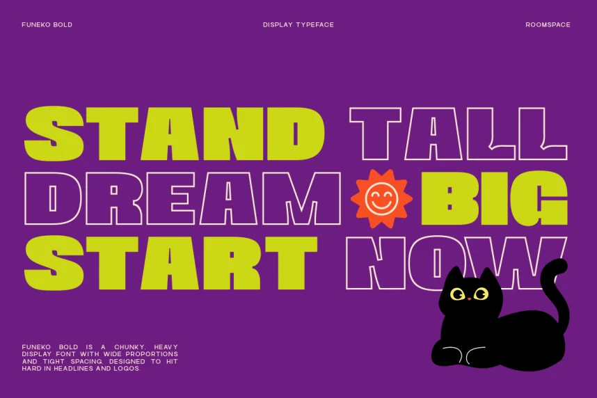 Uneko Bold Font preview 3