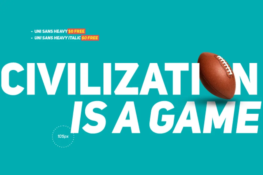 Uni Sans Font Family preview 4