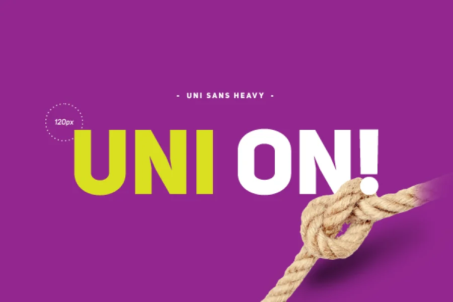 Uni Sans Font Family preview 5