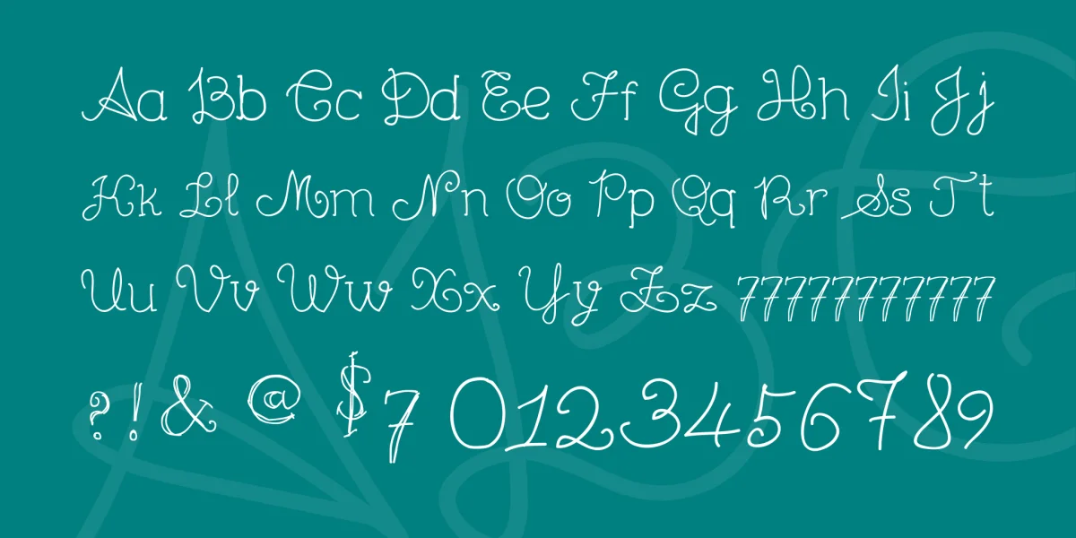 Unic Calligraphy Font preview 4