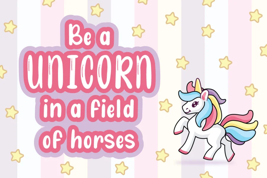 Unicorn Fold Display - Personal Font preview 2