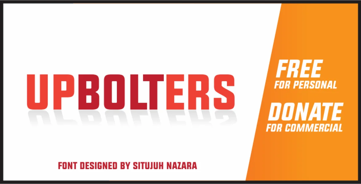 UPBOLTERS Font Family